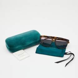 Gucci Havana Tortoise Gradient GG0461SA Cat Eye Sunglasses