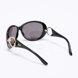 Pre Owned Gucci Black GG 3030/S Oversized Sunglasses 