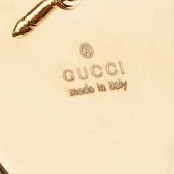 Pre Owned Gucci Vintage Sylvie Web Crystal Pin Brooch