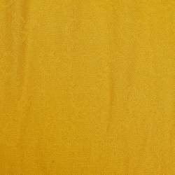 Pre Owned Gucci Yellow GG Jacquard Wool & Silk Stole 