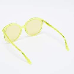 Gucci Fluo Green/ Green GG0257S Oversized Sunglasses