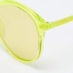 Gucci Fluo Green/ Green GG0257S Oversized Sunglasses