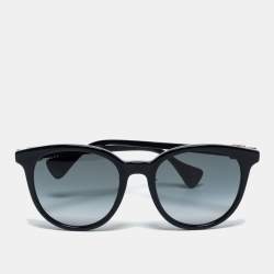 Gucci Black/ Smoke Gradient GG1073SK Oversized Sunglasses
