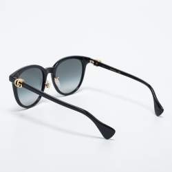 Gucci Black/ Smoke Gradient GG1073SK Oversized Sunglasses