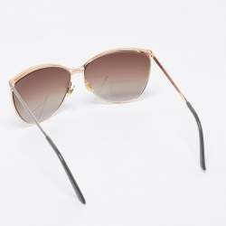 Pre Owned Gucci Two Tone/Brown Gradient Gg 2891/S Aviators Sunglasses