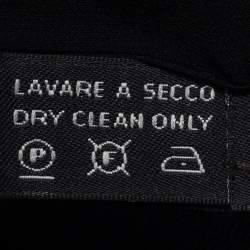 Gucci Black GG Lurex Woven Silk Cashmere Scarf 