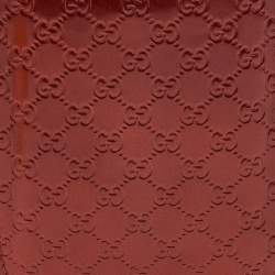 Pre Owned Gucci Rust Orange Microguccissima Patent Leather Blackberry Phone Case