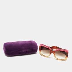 Gucci Multicolor/Brown Gradient GG0083s Square Sunglasses