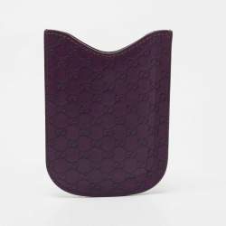 Gucci Purple Microguccissima Leather Blackberry Phone Case