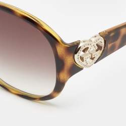 Gucci Brown Tortoise GG3530F/S Oversized Sunglasses