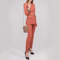 Gucci Beige Matelasse Leather GG Marmont Phone Crossbody Bag