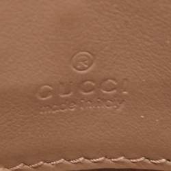 Gucci Beige Matelasse Leather GG Marmont Phone Crossbody Bag