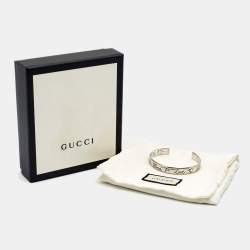 Gucci Blind for Love Sterling Silver Cuff Bracelet