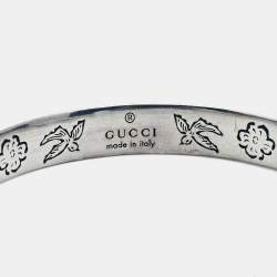 Gucci Blind for Love Sterling Silver Cuff Bracelet