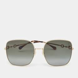 Gucci GG0879S 61 Brown & Gold Sunglasses