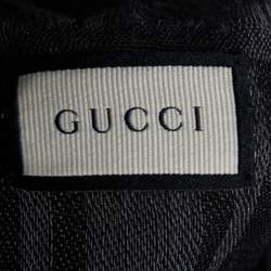 Gucci Grey Wool & Silk Survive Shawl