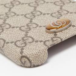 Gucci Beige GG Supreme Canvas Ophidia iPhone 12 Pro Max Cover