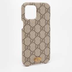Gucci Beige GG Supreme Canvas Ophidia iPhone 12 Pro Max Cover