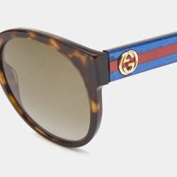 Gucci Brown Interlocking G Gradient Sunglasses