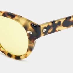 Gucci Yellow/Brown Tortoise Interlocking G Sunglasses