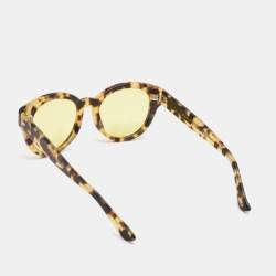 Gucci Yellow/Brown Tortoise Interlocking G Sunglasses