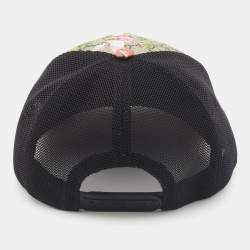 Gucci Beige Blooms Print GG Supreme Baseball Cap M