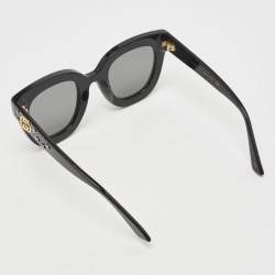 Gucci Black Star Embellished Cat Eye Sunglasses
