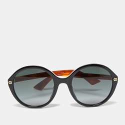 Gucci Black/Brown Interlocking G Gradient Sunglasses