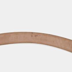 Gucci Light Blue Guccissima Leather Interlocking G Buckle Belt 105CM