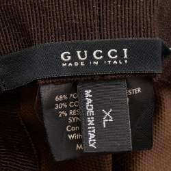 Gucci Beige GG Canvas Bucket Hat XL