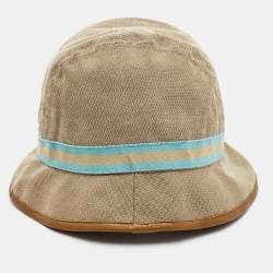 Gucci Beige GG Canvas Bucket Hat XL