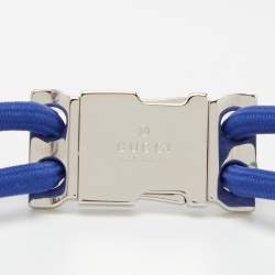 Pre Owned Gucci Electric Blue Nylon Rope Belt 90 CM