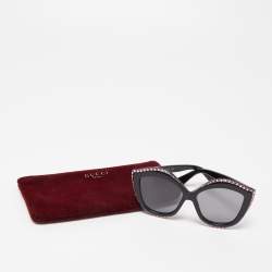 Gucci Black Crystals Embellished Gradient Cat Eye Sunglasses