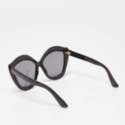 Gucci Black Crystals Embellished Gradient Cat Eye Sunglasses