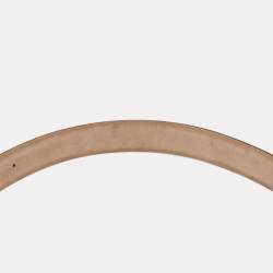 Gucci Light Blue Leather Interlocking G Belt 100CM
