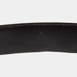Gucci Beige Guccissima Leather Buckle Belt 90CM