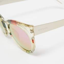 Gucci Multicolor Printed GG 3740/S Cat Eye Sunglasses