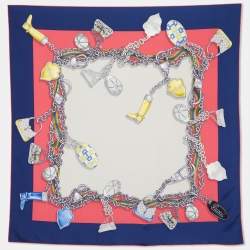 Gucci Multicolor Printed Silk Square Scarf