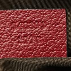 Pre Owned Gucci Multicolor Flora GG Supreme Canvas Ophidia Cosmetic Case