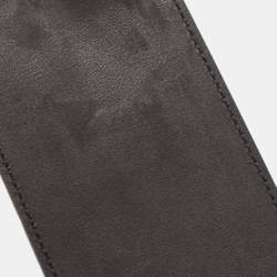 Gucci Black Leather GG Marmont Waist Belt 65CM