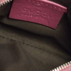 Gucci Beige/Purple GG Supreme Canvas Key Pouch