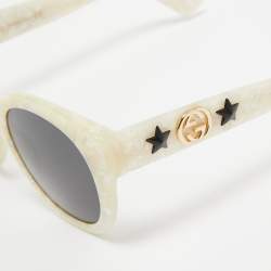 Gucci Black GG0207S GG Star Round Sunglasses