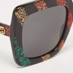 Gucci Multicolor GG0328S Square Oversized Sunglasses 