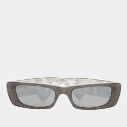 Gucci Silver Mirrored GG0516S Rectangular Sunglasses