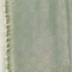 Pre Owned Gucci Green Ombre Lurex GG Modal Blend Stole