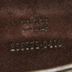 Pre Owned Gucci Beige/Brown GG Supreme Canvas and Leather iPad Case