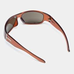 Gucci Brown/Grey GG1568/S Rectangle Wrap Sunglasses