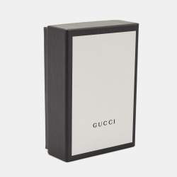 مملوكة مسبقًا Gucci Black Leather GG Marmont Buckle Belt 95CM