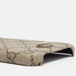 Gucci Beige GG Supreme Canvas Ophidia iPhone 11 Pro Max Case