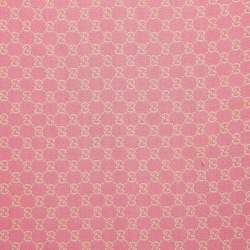 Gucci Pink GG Web Wool Blend Square Scarf